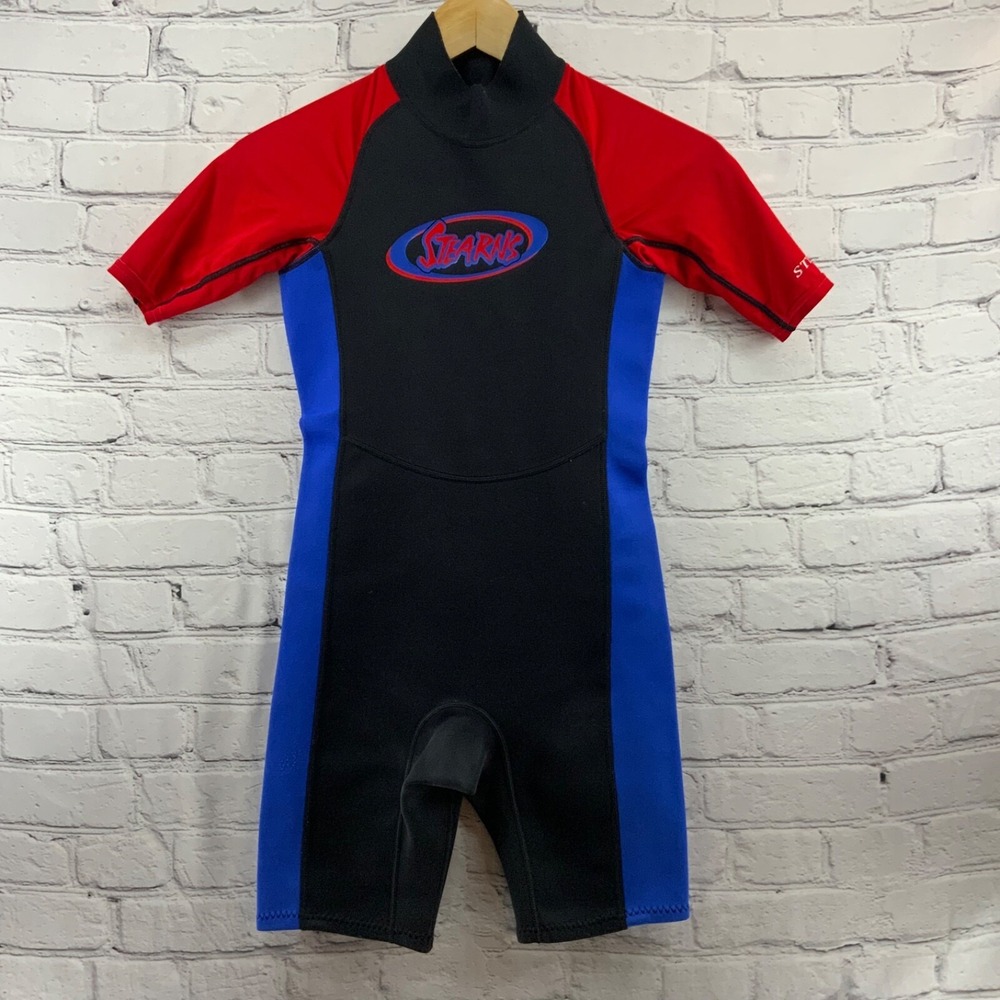 Stearns Youth Large Neoprene Bodysuit Diving Swimming Shorty Wetsuit‎